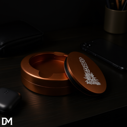 Dual compartment nicotine pouch holder with O-ring seal