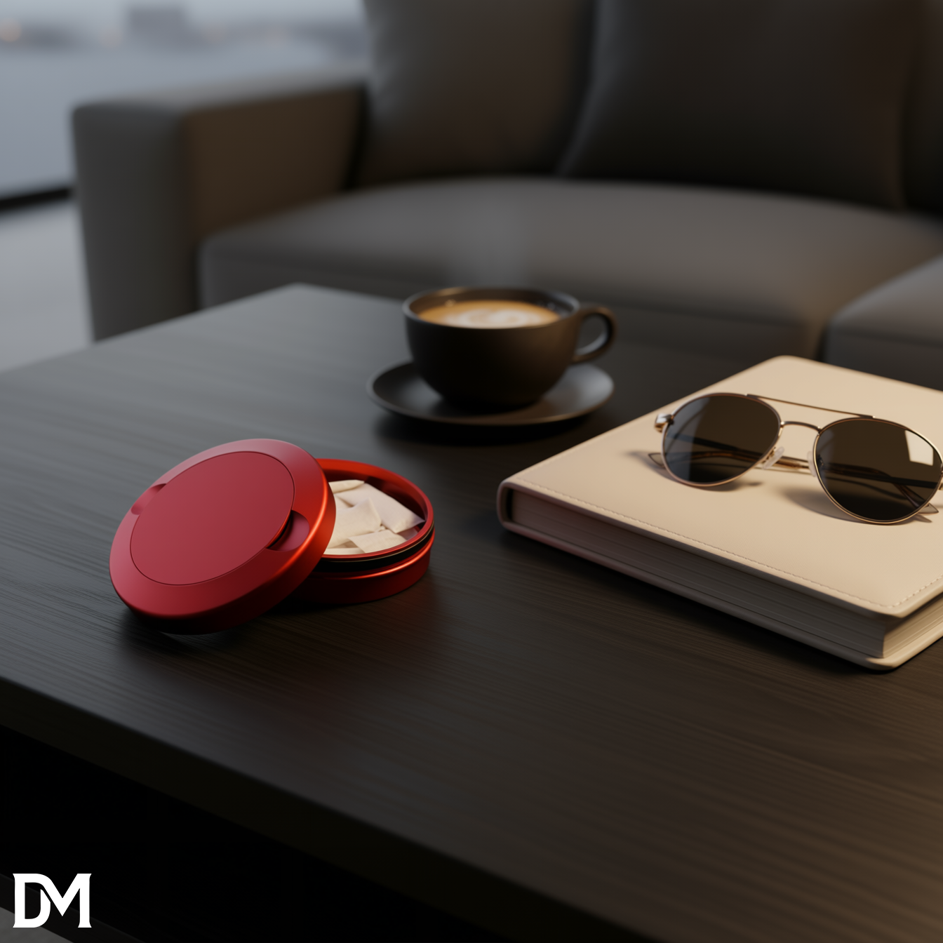 Premium metal Zyn container aluminum construction