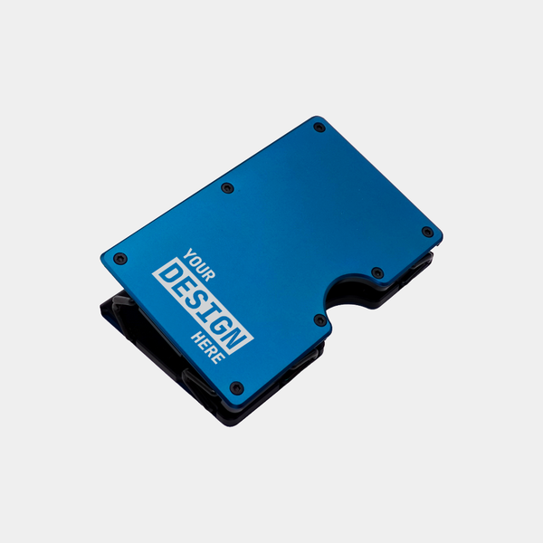 Engraved Pivot Wallet | Slim Metal Card Wallet with Patented Hinge