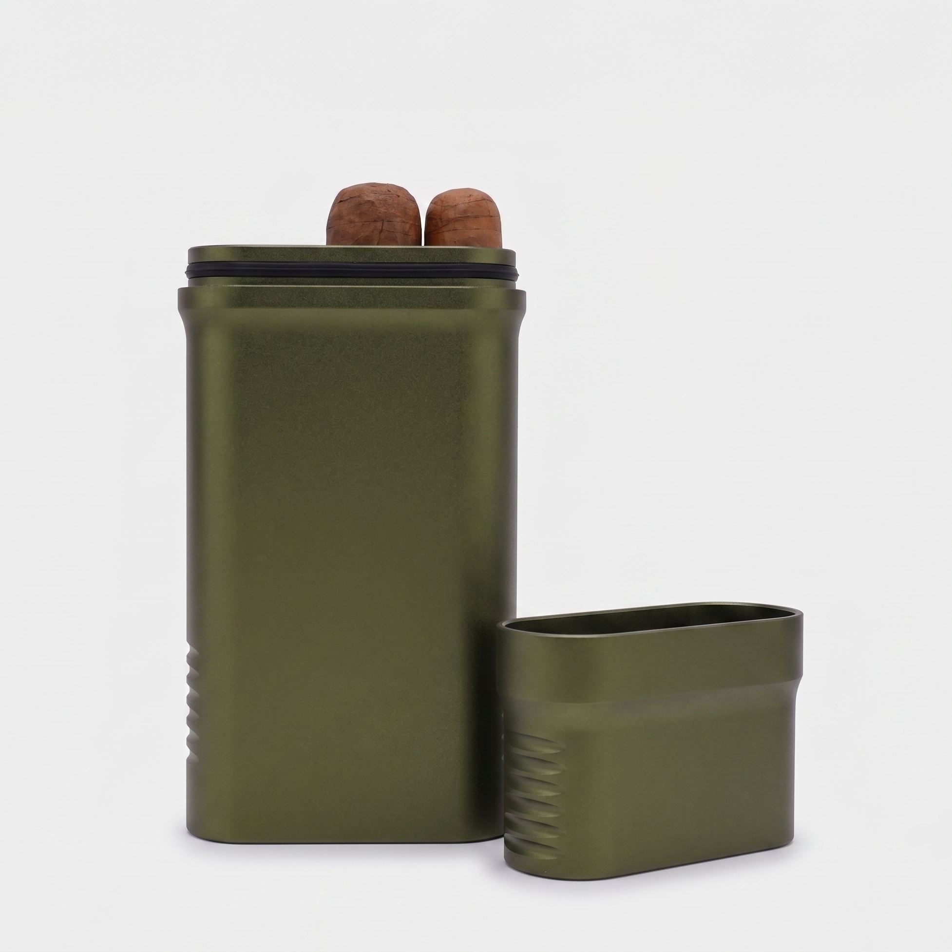 Deckhouse Char | Solid Aluminum 3-Cigar Tube