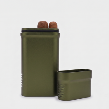 Deckhouse Char | Solid Aluminum 3-Cigar Tube